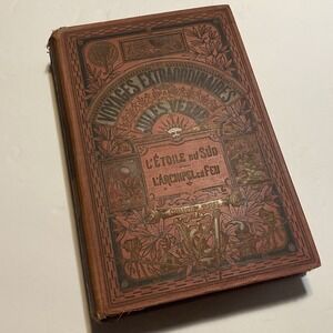 Voyages Extraordinaires Par Jules Verne L'Étoile du Sud L'Archipel en Feu Hetzel